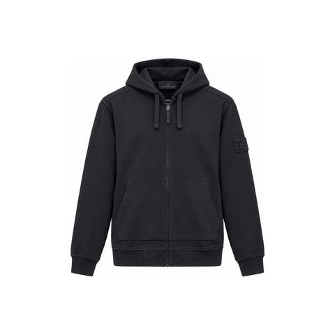 Зип-худи Black Ghost Stone Island 9428N1 фото